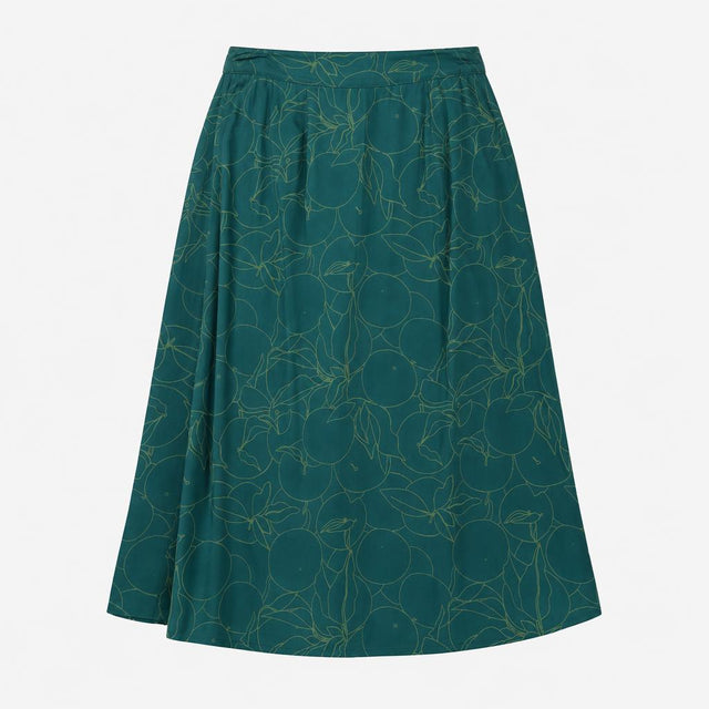 Teal Green Pink Reversible 100% Viscose Abstract L