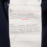 Boboli polo t-shirt navy hat moustache pocket