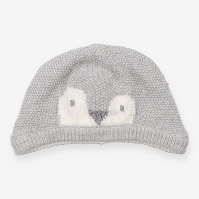 Hat grey penguin