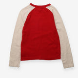 T-shirt red with cream sleeves nesting dolls