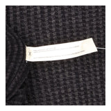 Jumpsuit Black Striped Waffle Cotton Wide Leg