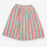 Skirt rainbow stripes