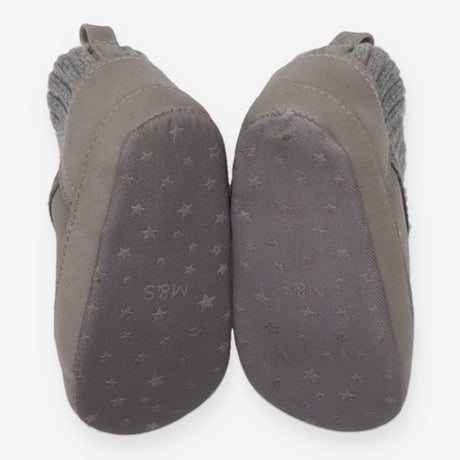 Booties Grey with Star Bottoms