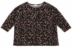 Black Top Animal Print