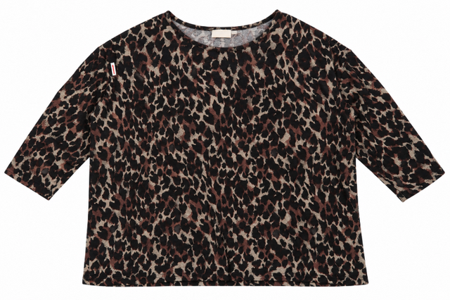 Black Top Animal Print