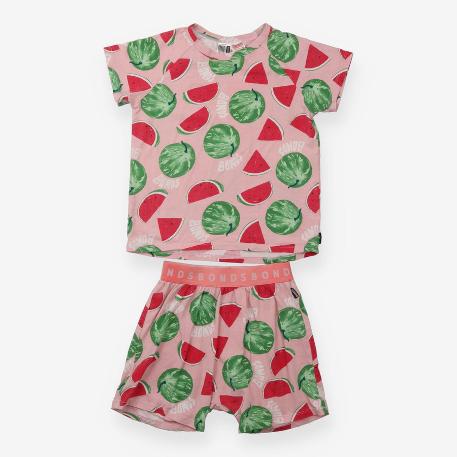 Pyjamas T-shirt and boxers pink with watermelons