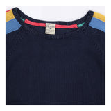 Jumper Navy Rainbow Stripe Shooting Star Organic C