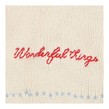 Binky thick knit wonderful things cream cardigan