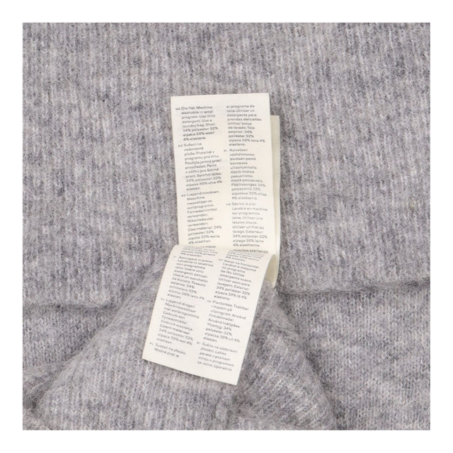 Jumper Grey Melange Oversized Soft Brushed Knit