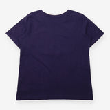 T-Shirt Navy Blue Rainbow Stripe Crew Neck