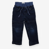 Pull On Trousers Denim Drawstring