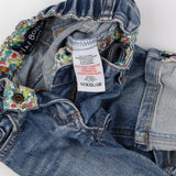 Denim Cuffed Cropped Jeans