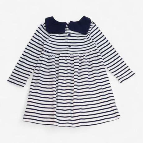 Dress Jersey Long Sleeve Sailor Collar