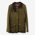 Tweed Field Coat Wool Country Jacket Suede Trim Ch