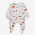 Sleepsuit white with cars