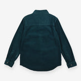 Shirt long sleeve cord green
