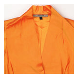 Jaeger Orange Silk‑Blend Sleeveless Vest Top