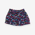 Navy Cord Hedgehog Skirt