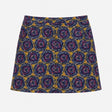 Multicolour Floral Rose Print Cotton Stretch A-Lin