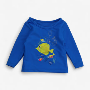 Rash Vest Blue Mermaid & Fish