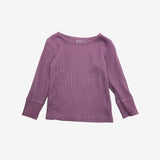 Plum Ribbed T-shirt