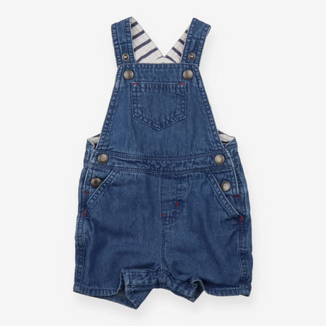 Dungaree denim shortie