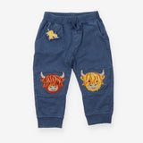 Joggers highland cow knees
