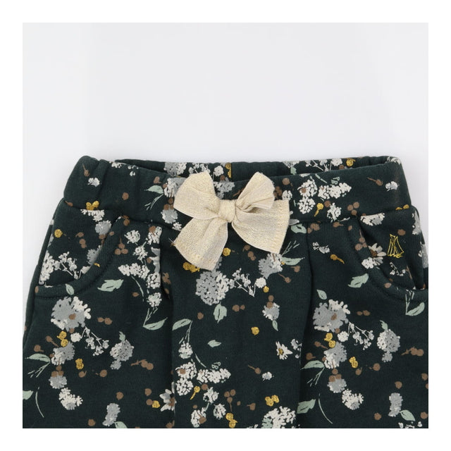 Joggers Green with Floral Print