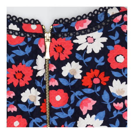 Kate Spade Shore Thing Daisy Jacquard Navy Sheath 