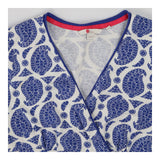 Dress Jersey Blue Paisley Print