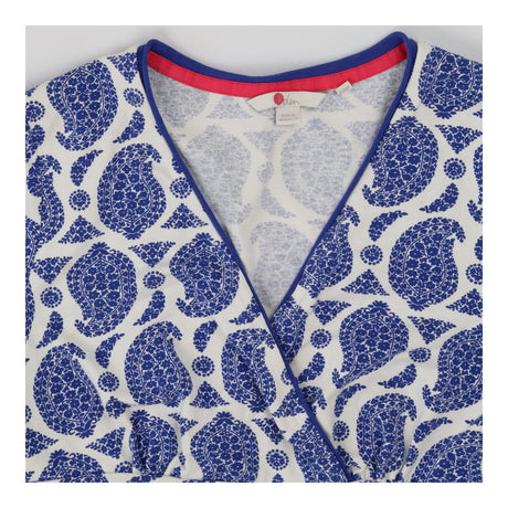 Dress Jersey Blue Paisley Print