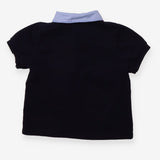 Polo Shirt Navy with Blue Collar