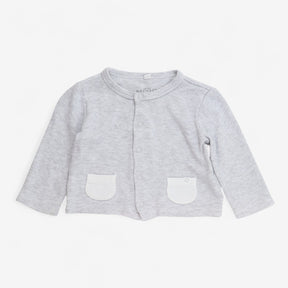 Cardigan - grey with pockets