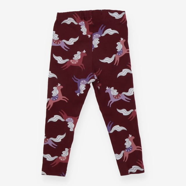 Leggings plum horses