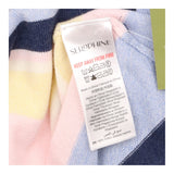 Pastel Stripe 100% Cotton Scoop Neck Short Sleeve 