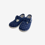 Navy Polkadot Shoe