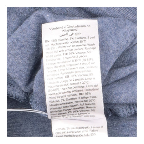 Blue Over Bump Jersey Maternity Lounge Trousers