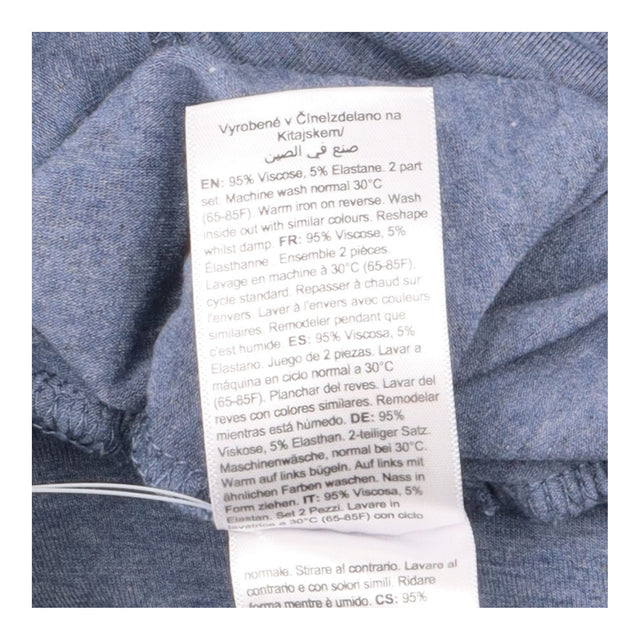 Blue Over Bump Jersey Maternity Lounge Trousers