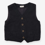 Waistcoat Grey Dart Pattern