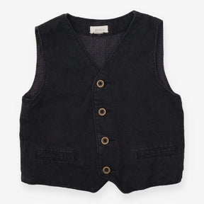 Waistcoat Grey Dart Pattern