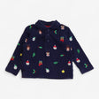 Navy Christmas Applique Polo Shirt