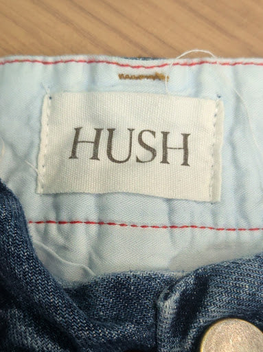 Wide Leg Acid Wash Blue Jeans