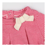Pink Striped Long Sleeve With Bow