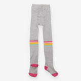 Tights Grey Striped Knees