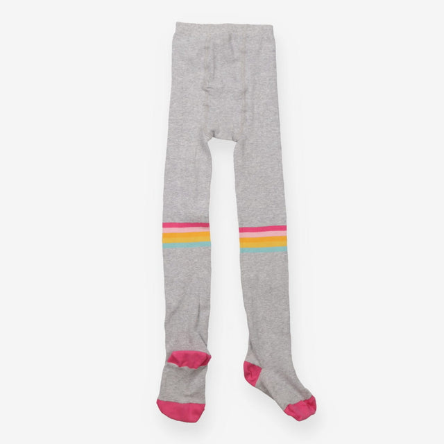 Tights Grey Striped Knees