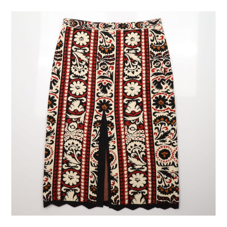 Midi Knitted Tapestry Skirt
