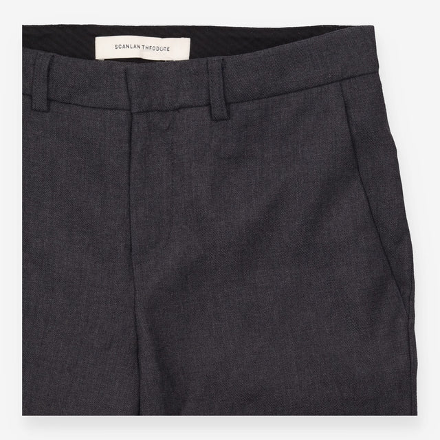 Trousers Charcoal Grey Slim Leg Tailored Smart