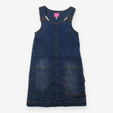 Pinafore denim with stretch