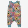 Purple Floral Romper - Biddy & Bear