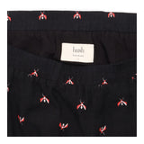 Midi Skirt Black Firefly Printed